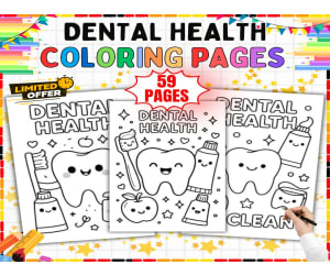 Dental Health Coloring Pages - 59 Healthy Teeth Sheets for Kids