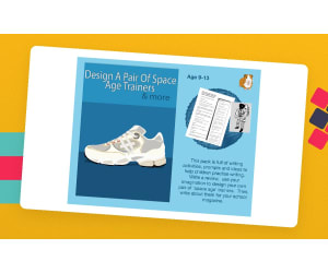 Design A Pair Of Space Age Trainers (9-13 years)