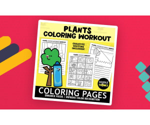 Detailed Plant Coloring Pages | Imagination Workout Art Activity