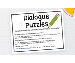 Dialogue Puzzles