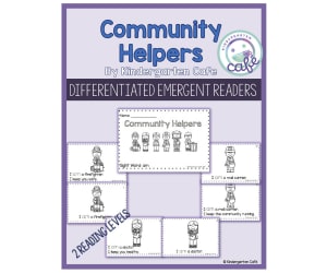 Differentiated Emergent Readers: Community Helpers Printable Booklet