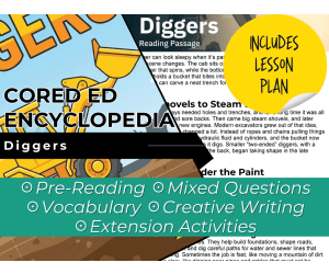 Diggers Reading Comprehension Passage - Cored Ed Encyclopedia