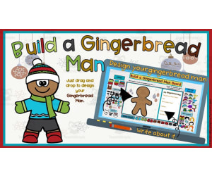 Digital Art & Creative Writing Activity: Build a Gingerbread Man