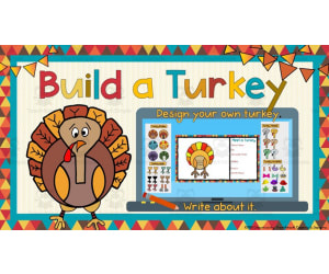 Digital Art & Creative Writing Activity: Build a Turkey