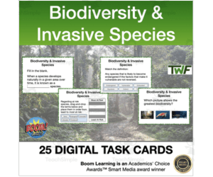 Digital Boom Card Deck: Biodiversity and Invasive Species