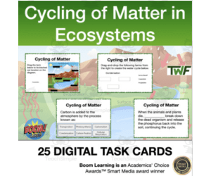 Digital Boom Card Deck: Cycling of Matter in Ecosystems