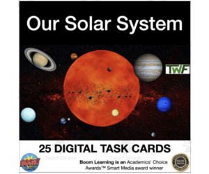 Digital Boom Card Deck: Our Solar System