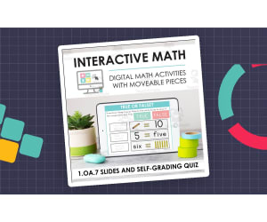 Digital Math for 1.OA.7 - Addition and Subtraction Equations (Slides + Self-Grading Quiz)