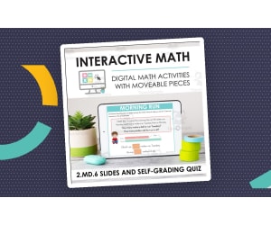 Digital Math for 2.MD.6 - Relate Addition and Subtraction to Length (Slides + Self-Grading Quiz)