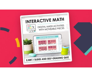 Digital Math for 2.NBT.1 - Understanding Place Value (Slides + Self-Grading Quiz)
