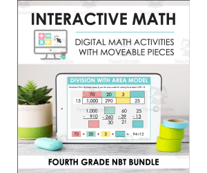 Digital Math for 4th Grade NBT Standards - (BUNDLE of Slides + Self-Grading Quiz)