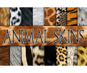 Digital Paper: Animal Skins