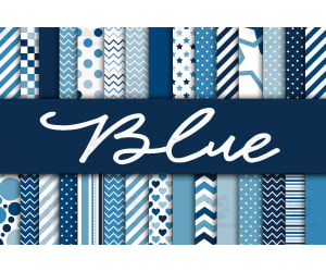 Digital Paper: Blue Digital