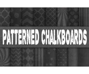 Digital Paper: Chalkboard Patterned