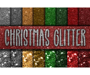 Digital Paper: Christmas Glitter