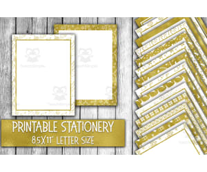 Digital Paper: Christmas Gold