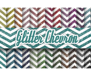 Digital Paper: Glitter Chevron