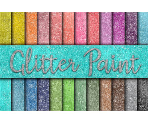 Digital Paper: Glitter Paint