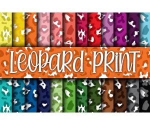 Digital Paper: Leopard Print