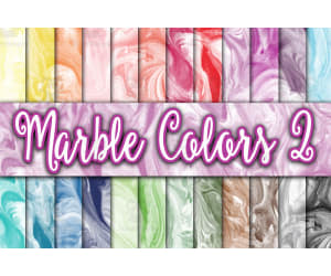 Digital Paper: Marble Color Textures Set 2