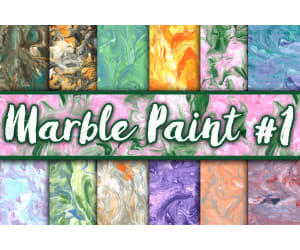 Digital Paper: Marble Paint Textures 1