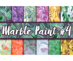Digital Paper: Marble Paint Textures 4