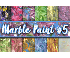Digital Paper: Marble Paint Textures 5