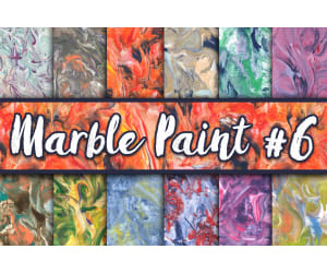 Digital Paper: Marble Paint Textures 6