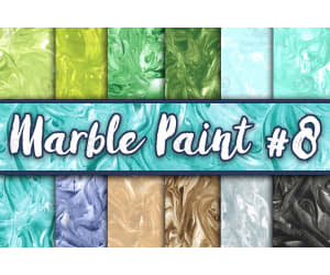 Digital Paper: Marble Paint Textures 8