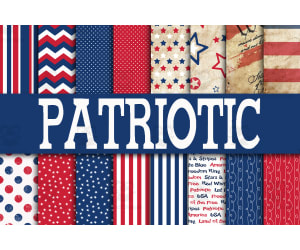 Digital Paper: Patriotic
