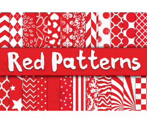 Digital Paper: Red Patterns
