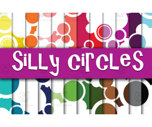 Digital Paper: Silly Circles