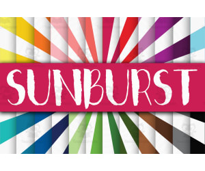 Digital Paper: Sunbursts