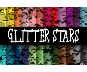 Digital Paper:Glitter Stars