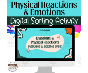 Digital Sorting Activity-- Identifying Different Emotions and How They
