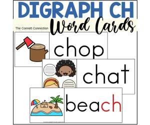 Digraph CH Word Wall Cards