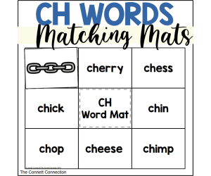 Digraph CH Words Matching Mats