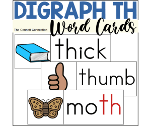 Digraph TH Word Wall Cards