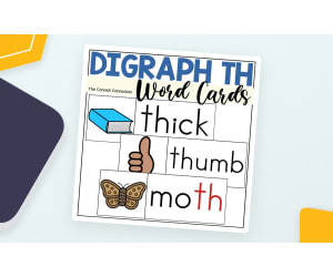 Digraph TH Word Wall Cards