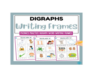 Digraph Writing Frames