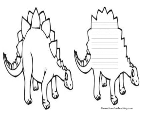 Dino Shape Book Activity