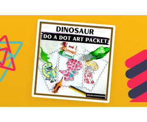 Dinosaur Do A Dot Art Packet