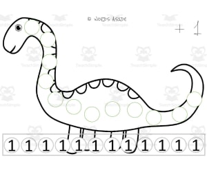 Dinosaur Repeated Addition Mats Set 12