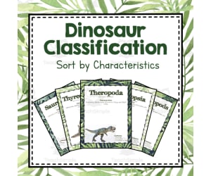 Dinosaur Sorting Mats