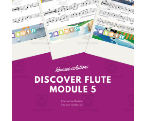 Discover Flute 5 - Interactive Instrumental Music Activity