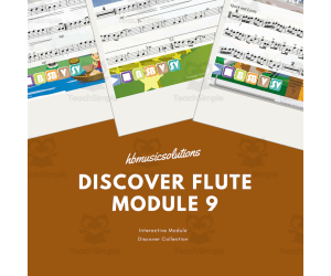 Discover Flute 9 - Interactive Instrumental Music Activity