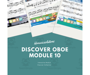 Discover Oboe 10 - Interactive Instrumental Music Activity
