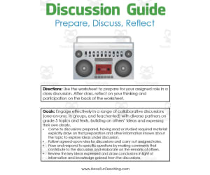 Discussion Guide: Prepare, Discuss, Reflect Activity