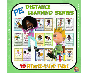 Distance Learning Fitness-Based Tasks