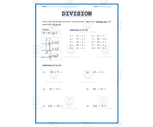 Division 2-Page Booklet